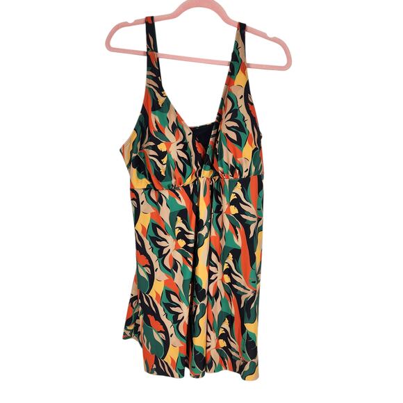 Nicole Miller One-Piece Swimsuit – Split-Front Skirt Overlay - Picture 3 of 11